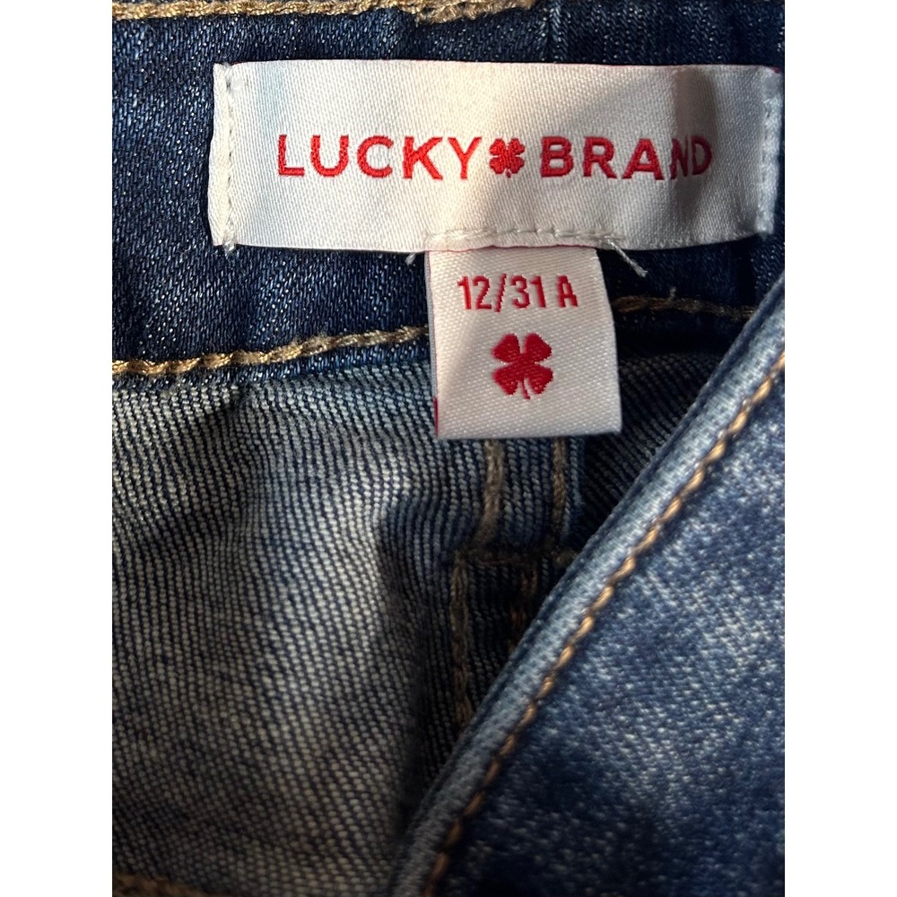 Lucky Brand Lolita‎ Bootcut Jeans Blue Denim Mid Rise Size 12/31 - Picture 5 of 8
